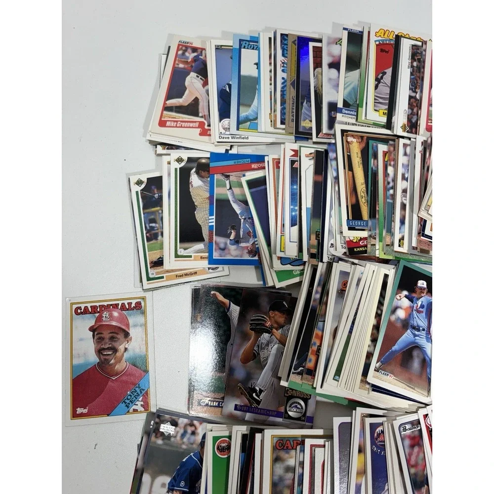 500 Baseball Card Lot from 1980s-1990s Huge MLB Mixed Variety‎ Great Mix #2